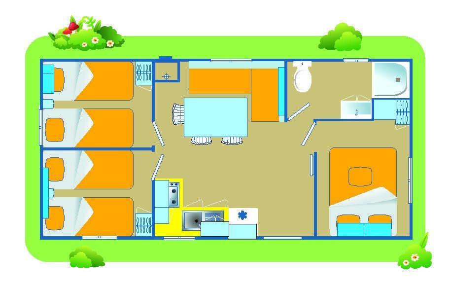 Happy Camp Mobile Homes In Camping Park Umag Karigador Exterior foto